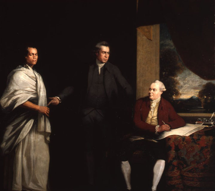 William Parry - Sir Joseph Banks with Omai